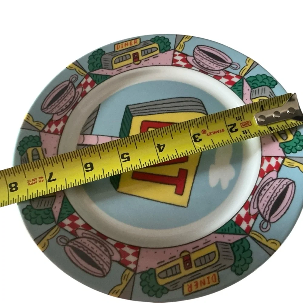 1987 vintage BLOCK SPAL Portugal EAT N DRINK 8” salad appetizer plate